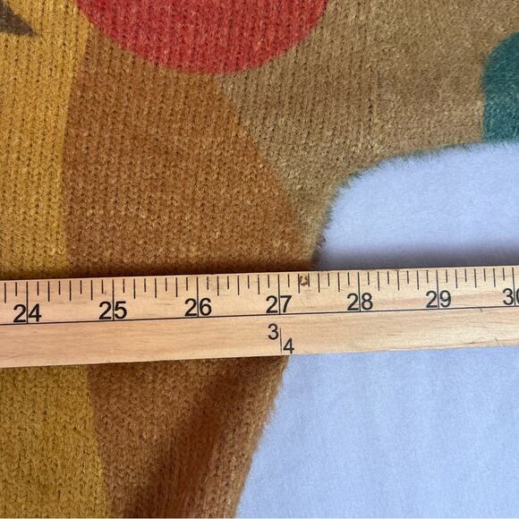 Yesno Printed Ocean Fish Graphic Sweater Womens XXXL Soft Wool Blend Oversized - Picture 7 of 8